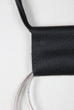 Vegan Leather Statement Necklace Set