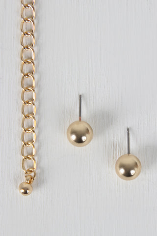 Double Layered Chunky Choker Necklace