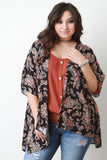 Paisley Open Front Kimono