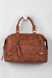 Medium Vegan Leather Satchel Bag