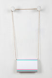 Color Blocked Acrylic Cross Body Bag