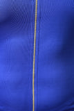 Three-Way Zipper Trim Bodycon Dress
