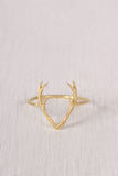 Dainty Antler Ring