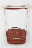 Dangerously Chic Spiked Cross Body Mini Bag
