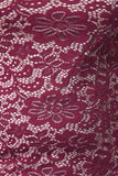 V Neck Lace Half Sleeve Bodycon Dress
