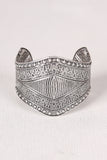 Medieval Engraved Cuff Bracelet