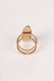 Oval Stone Statement Ring