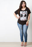 Never Trust A Pretty Girl Cold Shoulder Tee