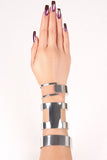 Modern Geometric Band Cuff Set