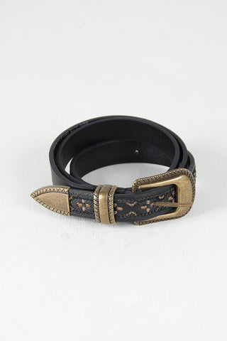 Flower Embroidered Belt