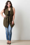 Waterfall Waist Tie Vest