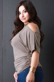 Cold Shoulder Choker Top