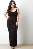 Plus Size Side Slit Maxi Dress