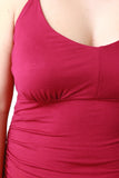 Plus Size Side Slit Maxi Dress