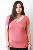 Lattice Caged Yoke Top