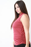 Lattice Choker Sleeveless Top