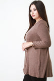 Long Sleeve Princess Seam Flare Cut Sweater