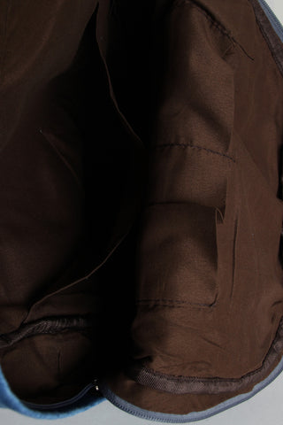 Multi Pocket Denim Backpack