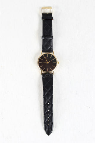 Watch and Geometric Stone Bracelet Set