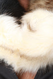 Multi Colored Faux Fur Circle Scarf