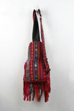 Single Shoulder Navajo Print Fringe Backpack