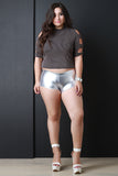 Metallic Booty Spandex Shorts