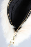 Rectangle Faux Fur Cross Body Mini Bag