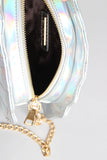 Hologram Seashell Statement Bag