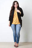 Embroidery Lace Back Cardigan