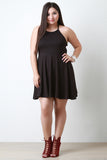 Strappy Back Midi Skater Dress