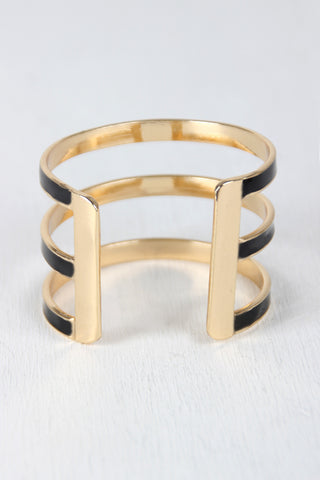 Open Stripe Cuff