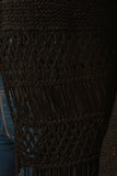 Chunky Knitted Long Fringe Cardigan