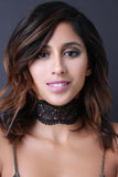 Oversized Crochet Lace Choker Necklace