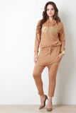 Drop Crotch Skinny Jogger Pants