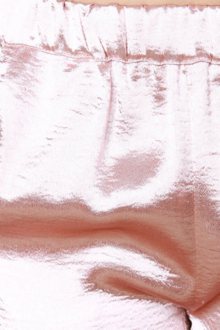 Sheeny Satin Jogger Pants