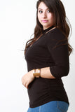 Strappy Caged Yoke Choker Banded Top