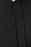 Soft Knit Rounded Hem Hoodie