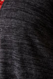 Marled Knit Draped Open Front Longline Cardigan