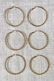Diva Hoop Earrings Set