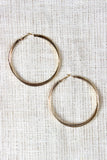 Twist Bond Rings Hoop Earrings