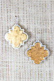 Lucky Charm Plate Dangle Earrings