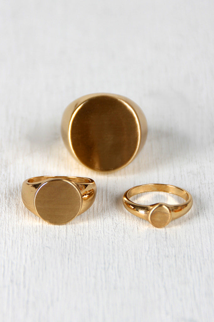 Flatter Than Flat Ring Set