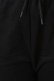 Cut Out Knee Drawstring Jogger Pants