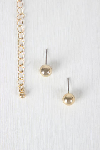 Wire Scribbles Choker Necklace Set