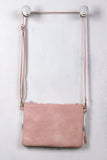 Faux Fur Striped Crossbody Bag