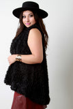 Soft Faux Fur Open Front Vest