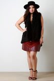 Soft Faux Fur Open Front Vest