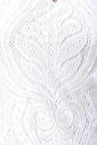 Paisley Lace Long Sleeves Sheath Dress