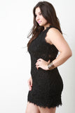 Rope Me In Lace Mini Dress
