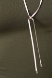 Simple Style Layered Bolo Choker Necklace